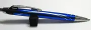 TERZETTI JUPITER BLUE BALLPOINT PEN+ VELVET POUCH-METAL BODY QUALITY PEN