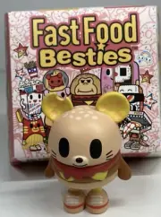 Tokidoki Fast Food Besties Series 1 Bite Size Mouse Hamburger New With Box