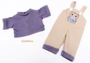 Handmade Purple Shirt & Overalls Owl for 20" Cabbage Patch Kids TRU BLE