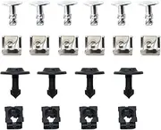 Auto-plaza 20 PCS Undertray Guard Engine Under Cover Fixing Clips Screw Compatible with A4 A6 97-2005 & B5