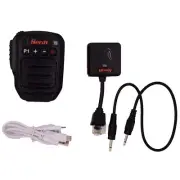 Wireless Microphone Bluetooth Speaker Mic for Icom IC-2720 2725E 208H Radio