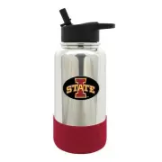 NCAA Iowa State Cyclones 32oz Chrome Thirst Hydration Water Bottle