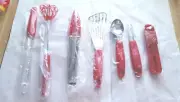 Kitchen Tools: Narrow Spatula, Slotted Spatula, Wisk, Measuring Spoon, Scoop etc