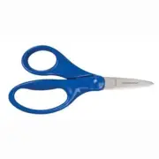 FISKARS POINTED-TIP KIDS SCISSORS 5 INCH BLUE, 3 PACK OR 6 PACK