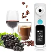 Digital Brix Refractometer for Coffee, ±0.1% Precision, Easy To Use/Read/Calibra