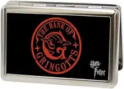 [Buckle-Down] Buckle Down mens Metal Wallet - Harry Potter the Bank of Gringotts Logo Fcg B Wallet