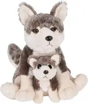 12" And 6" Birth Of Life Wolf Plush