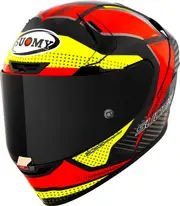 Suomy SR-GP EVO Airspeed, full face helmet , color: Black/Red/Neon-Yellow , size: M