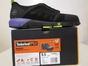 Timberland PRO Womens Radius Composite Safety Toe Black/Purple/Hi-Viz Shoe 9.5