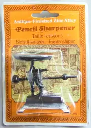 OLD-TIME SCALE PENCIL SHARPENER, Antique-Finish Die Cast Dollhouse Miniature NEW