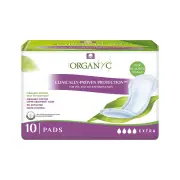 Organyc Clinically-Proven Protection for Bladder Leaks Pads Extra 10 Pads
