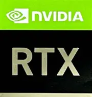 1 PCS Original Sticker for Nvidia RTX Case Badge Label Logo 17mm x 18mm