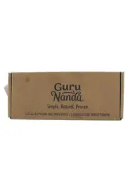 Guru Nada Oil Pulling Oral Rinse + 2 Stainless Steel Tongue Scrapers 16 Ounce
