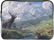 Deer Valley Green Laptop Sleeve Laptop Cases 13 Inch Thin Computer Carrying Bag
