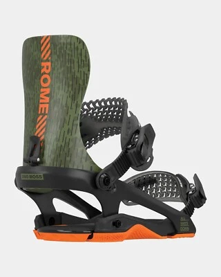 Rome 390 Boss Snowboard Bindings L/XL (Men's US 10.5-13) Camo New 2025