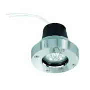 Under Eave LED Downlight 20w Silver 3k CRI 90+ SV-IP55-SS Superlux Lighting