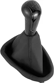 Shift Knobs for Holden for Barina 2011-2015 5 Speed Car Manual Gear Shift Knob with Boot Shifter Lever Speed Shift Knob(Black)