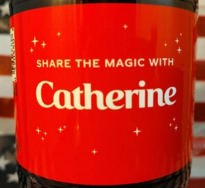 Share A Coke With Catherine 2020 Personalized Coca Cola Bottle Share The Magic