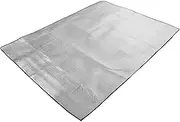 ibasenice Outdoor Splashproof Extra Beach Mat Portable Picnic Blanket for Family Outings Camping Hiking Lightweight Multi Functional Sandproof with Carry Pouch