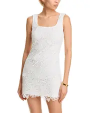 Aqua Lace Shift Dress - Exclusive