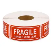 500pcs/ Roll Fragile Stickers Please Handle With Care Warning Labels For Goods Decoration