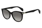 Rag and Bone Polarized Grey Gradient Oval Ladies Sunglasses RNB1020/S 0807/WJ 54