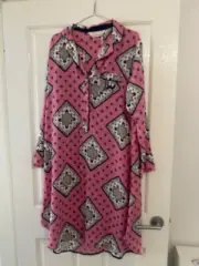 Peter Alexander Ladies Nightie Pink Tiles Large