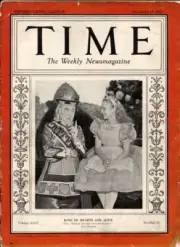 MAG: Time Magazine December 25 1933 - Alice in Wonderland cover