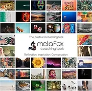 metaFox - 52 Coaching Picture Cards ORIGINAL - Conversation Starter Cards and Facilitation Tools for Coaching, Workshop, Training, and Therapy - Team Building Cards as Icebreaker Game and Inspirational Card Set for Personal Reflection