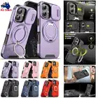 For iPhone 16e 16 15 14 13 12 Pro Max Plus Case Shockproof Heavy Duty Ring Cover