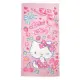 小禮堂 Hello Kitty 棉質浴巾 70x140cm (粉眨眼櫻桃款)