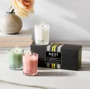 NIB Nest Grapefruit, Rosewater, & Mint Eucalyptus Candles 6oz Total $60 Value!!