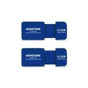 Gigastone Z80 512GB 2-Pack USB 3.2 Gen2 Flash Drive, high speed 1000MB/s, Cap...