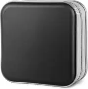 CD Case, 40 Capacity CD/DVD Case Holders Wallet Hard Plastic DVD Disc Cases.