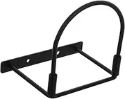 CLISPEED Wall Mounted Hat Rack: Hat Storage Organizer Metal Baseball Cap Organizer Helmet Holder Wall Rack For Cap Helmet Coat For Entryway Bedroom Black