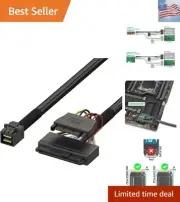 Internal 16G U.2 Cable 85Ω 85ohm PCIe Gen 4 Mini SAS HD to U.2/SFF-8643 to SF...