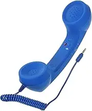 KICHOUSE Retro Handset Radiation Receiver Telephone Handset for Comfortable Calls Stylish Vintage Design Compatible with Smartphones and Computers