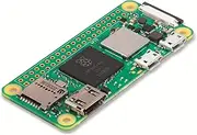 Raspberry Pi Zero 2 W ARM 64-bit Cortex-A53 CPU, 512MB SDRAM, 2.4GHz 802.11 b/g/n Wireless LAN, Bluetooth, BLE, Composite Video and Reset pins via Solder Test Points [SC1146]