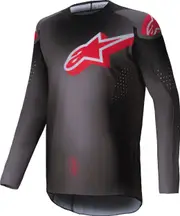 Alpinestars Supertech Lipan, jersey , color: Grey/Black/Red , size: L