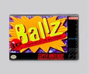 BALLZ 3D FIGHTING AT ITS B / SNES - 2"x3" FRIDGE MAGNET (retro super nintendo