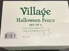 DEPARTMENT 56 Halloween Village Wooden Picket Fence Set of 2 #52702