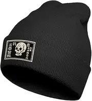 [Ztuhjvy] Smiley face Beanie Cool Beanies Funny Beanie Graphic Beanie Black Beanie for Men Women