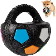 Dog Toy Ball with Handle, Toss and Fetch Play, Interactive Ball for Dogs Playing