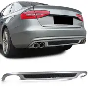 Rear Diffuser Honeycomb Bumper for Audi A4 B8 8K 2007-2011 Without S-LINE