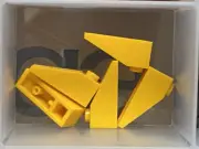 LEGO Parts - Bright Light Orange Slope 33 3 x 1 - No 4286 - QTY 5