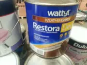 WATTYL WEATHERGARD 4 LITRE RESTORA WATER-BASE FOR TIMBER& DECKING colour