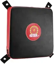 Foam Punching Wall Boxing Wall Striking Kick Bag Fighting Pad Solid Karate Training Board Punching Board Black Red 3