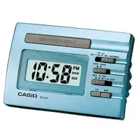 在飛比找蝦皮商城優惠-【CASIO】金屬色系實用貪睡桌上型鬧鐘-藍(DQ-541D
