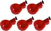 Chicken Waterer Cups | Automatic Chicken Waterer Kit for Poultry | Poultry Water Feeder Kit Chicken Water Cups Poultry Drinking Bowl for Chicken, Ducks, Birds, Turkeys, Etc
