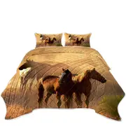Horses Photo Coverlet